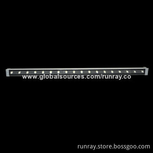 Aluminum 18W RGB LED Wall Washer with 85-265V AC, 80-110lm/W, 3-year Warranty